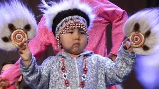 Yup'ik drumming and dancing at AFN