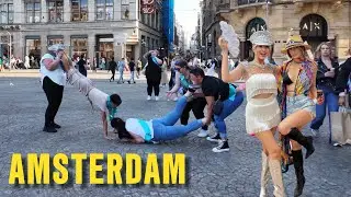 Amsterdam 1000 Hen Parties 4K Saturday Afternoon Walk 2024