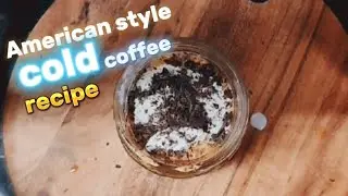 cold coffee #special American style cold coffee #capacitación with chocolate ice cream #youtubevido.