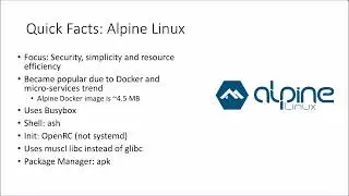 What is Alpine Linux | Alpine Linux Quick Facts