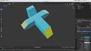 Blender 2.80: Airplane Model adding Color
