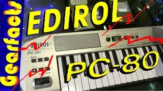 Edirol PC-80 MIDI Keyboard with SPEAKERS ...whaaaat?