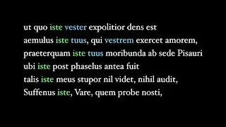 iste, ista, istud