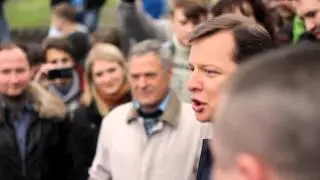 Олег Ляшко в Запорожье. О русском и украинском языках.