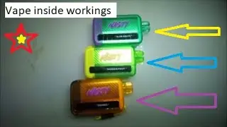 Vape inside workings