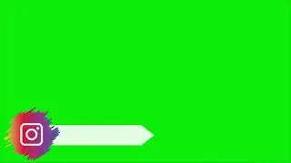 Green Screen Follow my IG Button