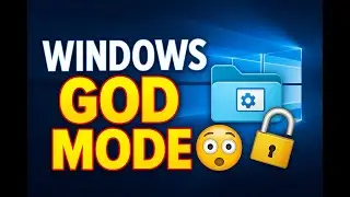 Unlock Windows GOD MODE Folder – Secret Feature Revealed! 😱💻