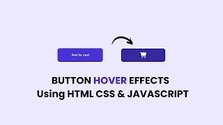 Button Hover Effects Using HTML CSS JAVASCRIPT