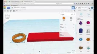 Tinkercad Basics Lesson #2 Creating a KeyChain/Grouping