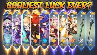 THE GREATEST WISHES YOU WILL EVER SEE IN YOUR LIFE (Genshin Impact INSANE reroll 250+ summons)