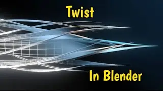 How to twist object in blender very easy.
