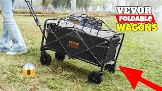 Best VEVOR Collapsible Folding Wagon Review in 2024: Top Picks for Camping, Shopping & More!