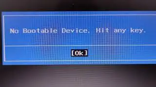 no bootable device, hit any key       NINGÚN DISPOSTIVO DE INICIO, TOQUE CULQUIER TECLA.