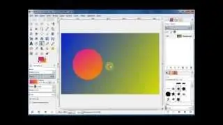 Gimp Beginner's Guide 4 -   colours, bucket fill and blend tool