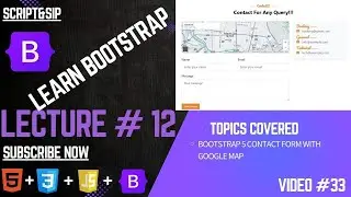 Bootstrap 5 Contact Form with Google Map | Step-by-Step Guide