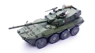 AM1/72意大利“半人马座”轮式突击炮3D打印成品模型测评
