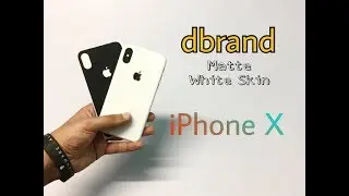 DBrand Matte White Skin For iPhone X Unboxing & Overview (INDIA)
