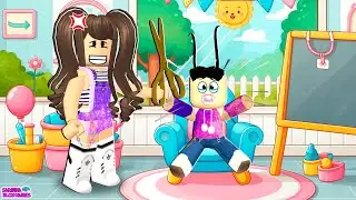 CORTEI O CABELO DA MINHA FILHA MAS ELA NÃO GOSTOU!! 🤣😂Twilight Daycare - Roblox