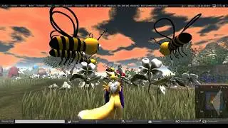 Second Life: Renamon exploration of Bees and Bears by Cica Ghost