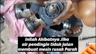 Cara Bongkar Mesin 15PK  Part 2 - Bongkar Total Mesin Tempel 15 PK