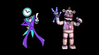 Same voice actor (Chikn Nuggit/FNaF Sister Location)