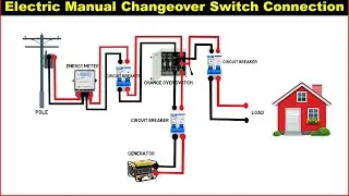 Electric Manual Changeover Switch Connection | Changeover Switch |
