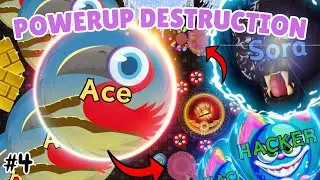 AGMA.IO POWERUP DESTRUCTION #4 *INSANE POWERUP BATTLES!*