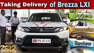 Taking Delivery of Brezza 2022 LXI 😎 Price | Accessories