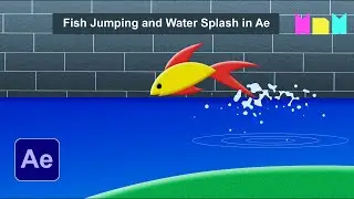 Fish Jumping and Water Splash Animation in After Effects | After Effects Tutorial