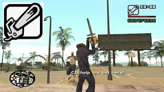 OG Loc with a Chainsaw - Big Smoke mission 2 - GTA San Andreas