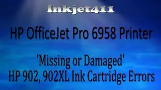 HP OfficeJet Pro 6958 Printer Errors (HP 902 Ink Cartridges)
