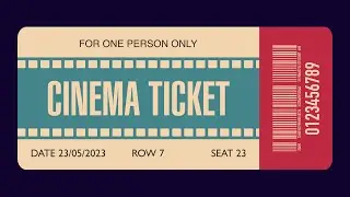 Creating Cinema Ticket Design - Coreldraw Tutorials