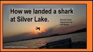 We landed a Shark on my Rinker Ski boat's bow!