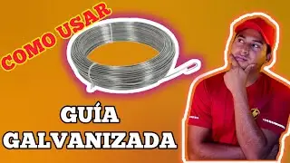 COMO USAR LA GUIA GALVANIZADA PARA CABLEADO ELÉCTRICO⚠️⚡✅ @alexcampos5960