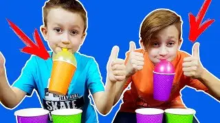 Challenge Baloon Pyramid или челлендж с шариками. Собери пирамиду из стаканчиков воздушными шариками
