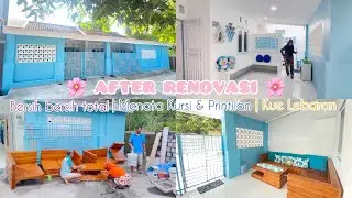 AFTER RENOVASI LANGSUNG BERSIH BERSIH TOTAL | NYUCI KURSI JATI | SAPU & PEL | MENATA KUE KERING