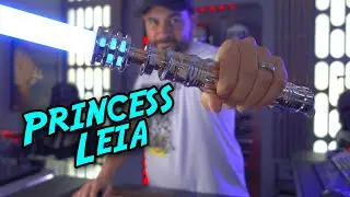 Princess Leia Neopixel Lightsaber Review! By Deluxe Sabers!
