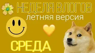 НЕДЕЛЯ ВЛОГОВ. ☀️ среда 💛