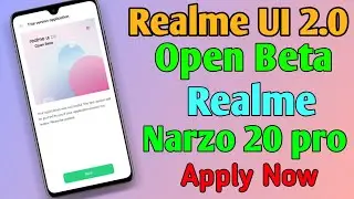 Realme narzo 20 pro open beta form rollout || Realme narzo 20 pro ui 2.0 update