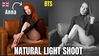 Natural light boudoir photography | full set with Anna | Behind the Scenes