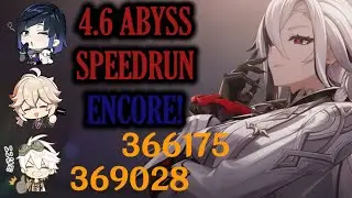C2 Activated! Arlecchino Top Half 43s Continuous Speedrun | 4.6