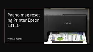 Paano mag reset ng Printer Epson L3110