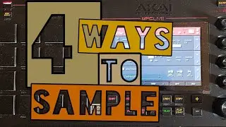 Akai MPC LIVE Walk-Through - Four Ways To Sample - NOT a Tutorial - Lifted Noise