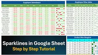 From Zero to Hero: Sparklines in Google Sheets FAST! 🔥 Ultimate Tutorial