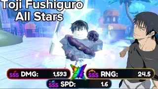 Showcase Toji Fushiguro passive All Stars + Stats Full SSS ASTD X