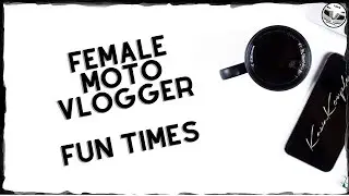 Female Moto vlogger