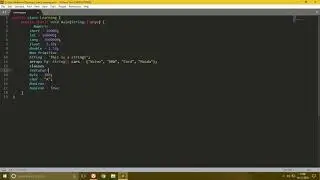 Data types in Java