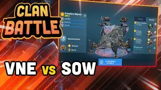 【Clan Battle】 VNE vs nV绝不怂  Skyros Lockdown weapon｜War Robot