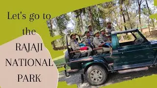 Into the core of Rajaji National Park. Part of Forest Range officer's training program.
