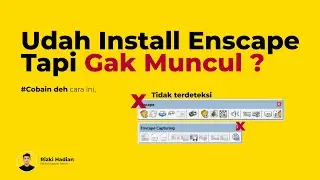 ENCAPE TIDAK MUNCUL SETELAH DIINSTALL DI SKETCHUP
